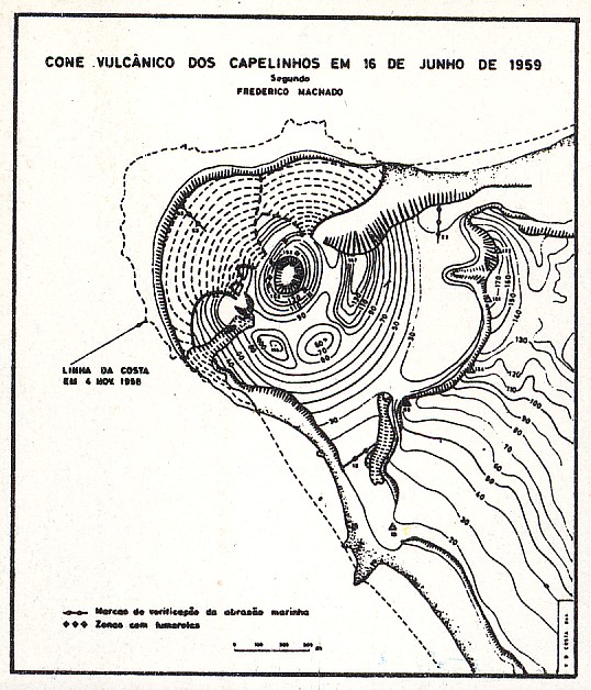ERUPCIONES VOLCANICAS QUE ORIGINARON LA FORMACION DE ISLAS Fig_l_junio_1959